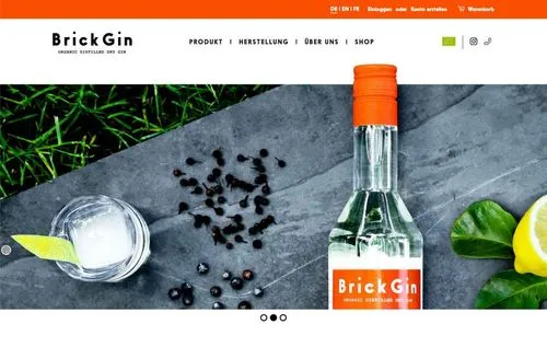 Brick Gin Shopify Shop